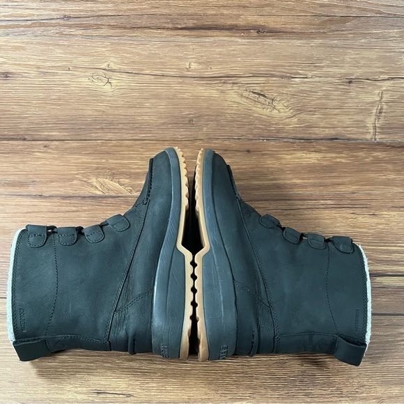 Sperry Maritime Cruz Black Leather Lace Up Ankle Boots Booties Women’s Size 7 - Picture 2 of 10